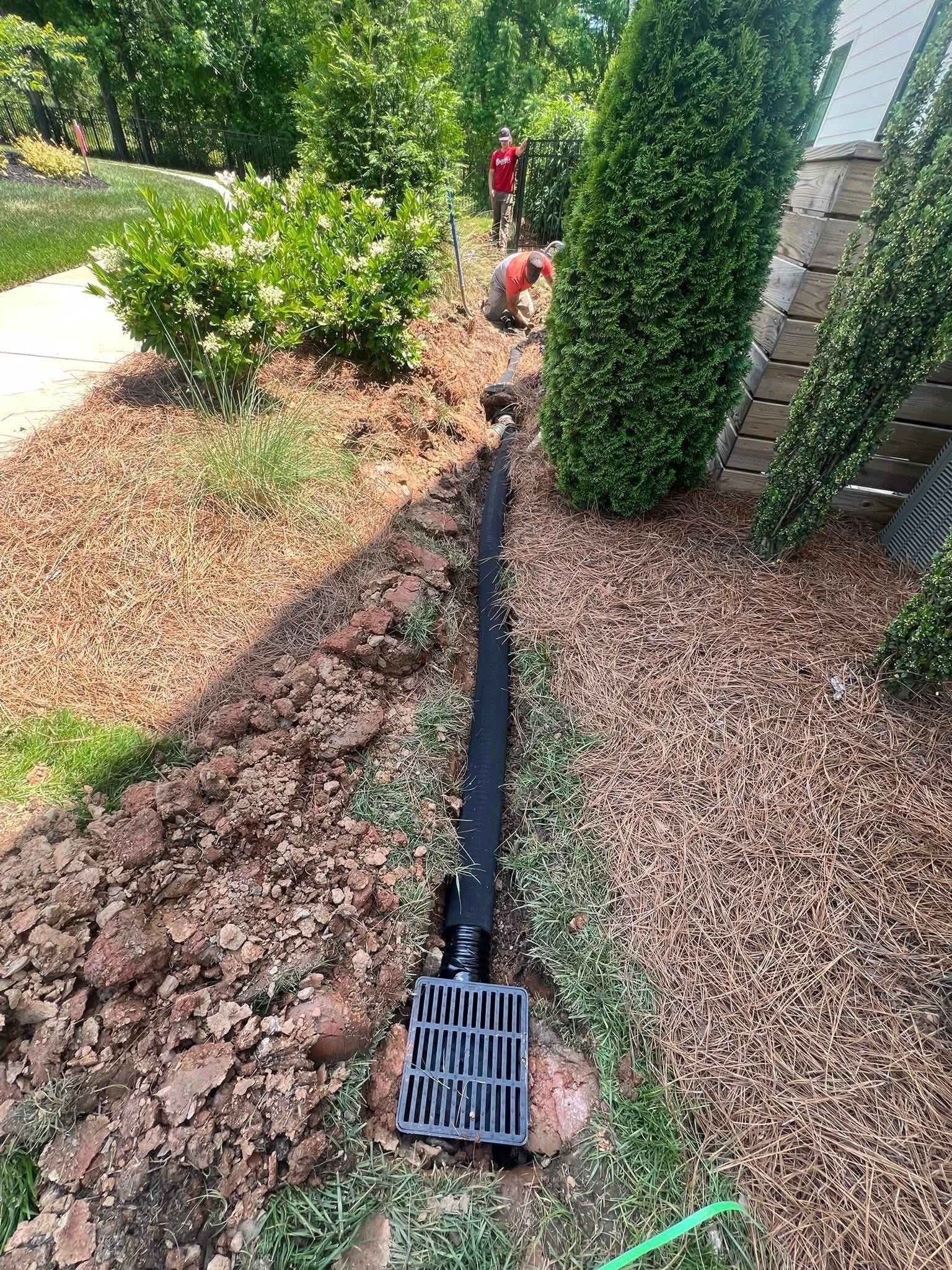 Landscape Beds, Edging & Mulch project by Adams Hardscapes in Mint Hill NC